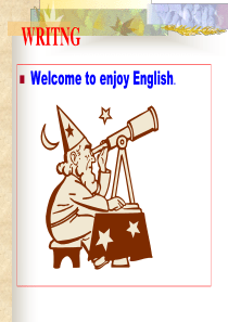 WRITNGWelcometoenjoyEnglish高三英语课件