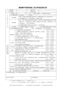 悬挑脚手架旁站记录表[1]