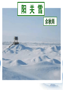 阳关雪