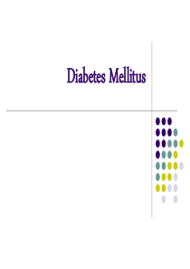 Diabetes Mellitus