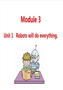 外研版四下M3U1Robotswilldoeverything小学英语教学资源