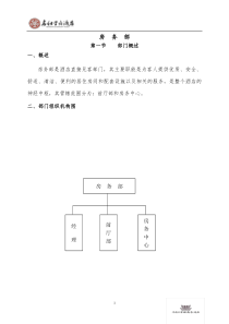 济南名仕学府酒店规章制度(房务部)