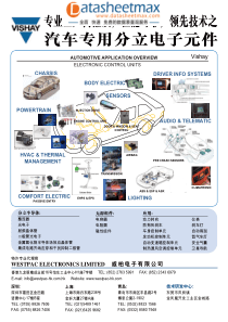 电子元器件应用-汽车专用分立电子元件