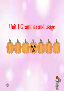 高一英语课件Unit1Grammarandusage高一英语课件