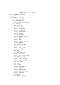 中图法分类号(计算机,自动化)