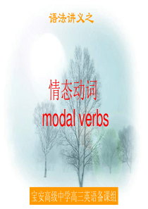 高三英语课件情态动词modalverbs高三英语课件