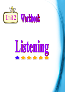 高中英语人教版选修九同步课件u2p5workbooklisteningandtalk