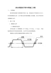 34承台深基坑开挖专项施工方案