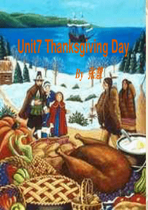 高二英语课件高二英语thanksgivingday高二英语课件