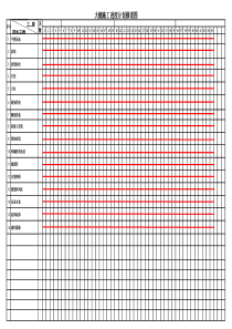 大棚施工进度计划表范例