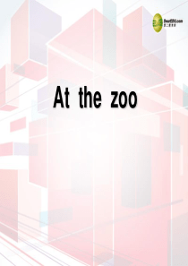 三年级英语下册 Lesson 7 At the Zoo 课件 (新版)冀教版