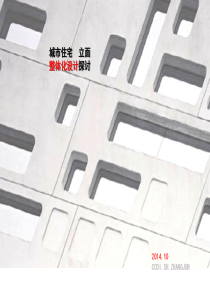 中建国际-城市住宅立面整体化设计探讨