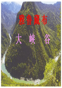 2奇观课堂教学课件雅鲁藏布大峡谷北师大版语文五年级上册教学课件ppt