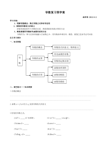 导数复习学案