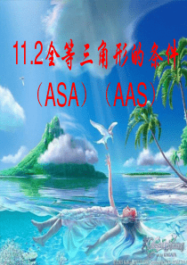 11.2全等三角形的条件(ASA)(AAS)