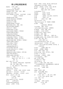 学位英语单词大全