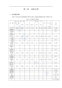 污水处理厂设计高程计算