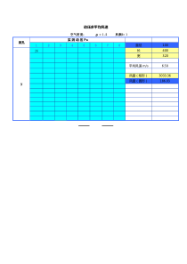动压求风速