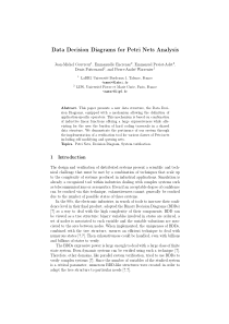 Data decision diagrams for Petri net analysis