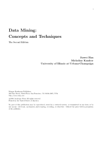 Data Mining Concepts and Techniques(Second vision)