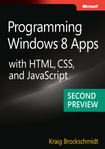 Programming Windows 8 Apps with HTML CSS and JavaS