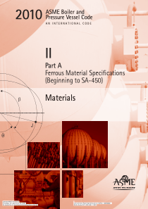 ASME锅炉及压力容器规范第II卷A篇2010英文版铁基材料