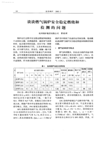 谈谈燃气锅炉安全稳定燃烧和检测的问题