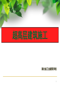 超高层建筑施工技术与特点-文档资料