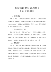 第七分公司各项管理制度汇编