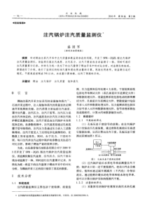 注汽锅炉注汽质量监测仪