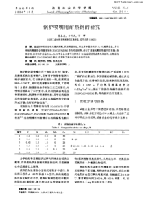 锅炉喷嘴用耐热钢的研究