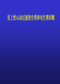 室上性心动过速分类1共143页文档