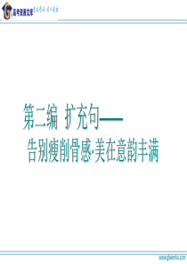 2020高考英语新创新一轮复习写作第二编扩充句告别瘦削骨感美在意韵丰满课件