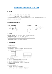 人教版小学一年级数学下册-知识点-重难点归纳总结