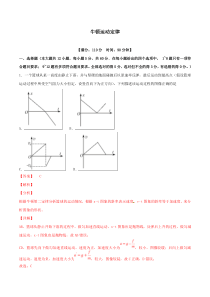 2020高考物理二轮复习专题03牛顿运动定律测含解析