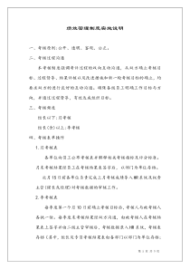 绩效管理制度实施说明(1)