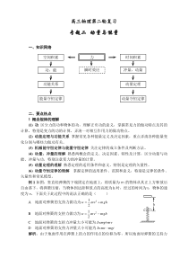 高三物理二轮复习动量与能量专题