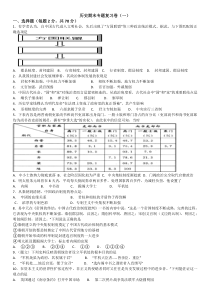 高中历史人民版必修一期末复习测试卷1含答案