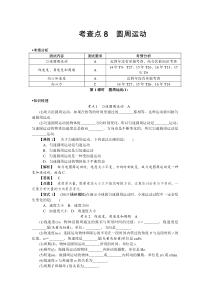 圆周运动专练含答案