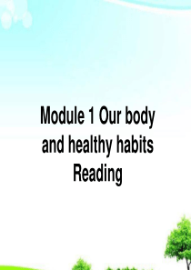 中小学优质课件Our-body-and-healthy-habits课件.ppt