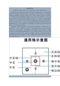 通用格写字法