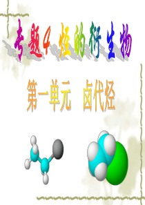 苏教版高中化学选修5专题4第1单元《卤代烃》(共45张)