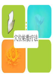 穴位帖敷ppt