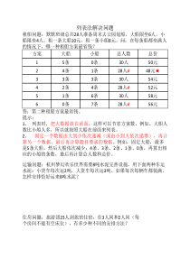 三年级上册列表法解决问题----专项练习(内附答案)