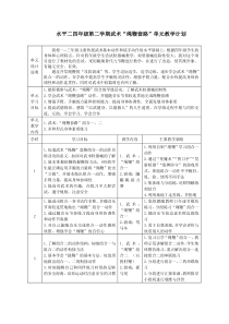 水平二四年级武术绳鞭组合第一课时教学设计