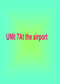 北师大一起小学英语五下册unit7AttheairportPPT课件5