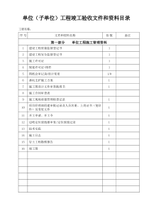 竣工资料目录(基坑支护)