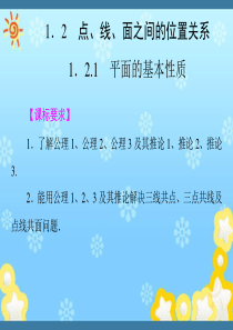 高中数学1.2.1平面的基本性质课件苏教版必修