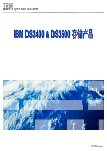 11.07.06 IBM DS3400 & DS3500 存储产品