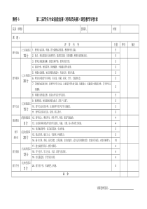 讲课比赛评分标准